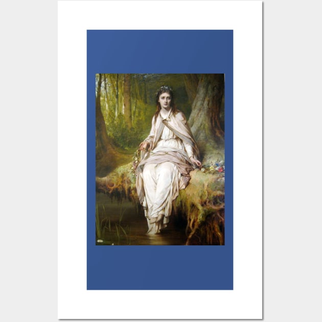 Ophelia - Thomas Francis Dicksee Wall Art by forgottenbeauty